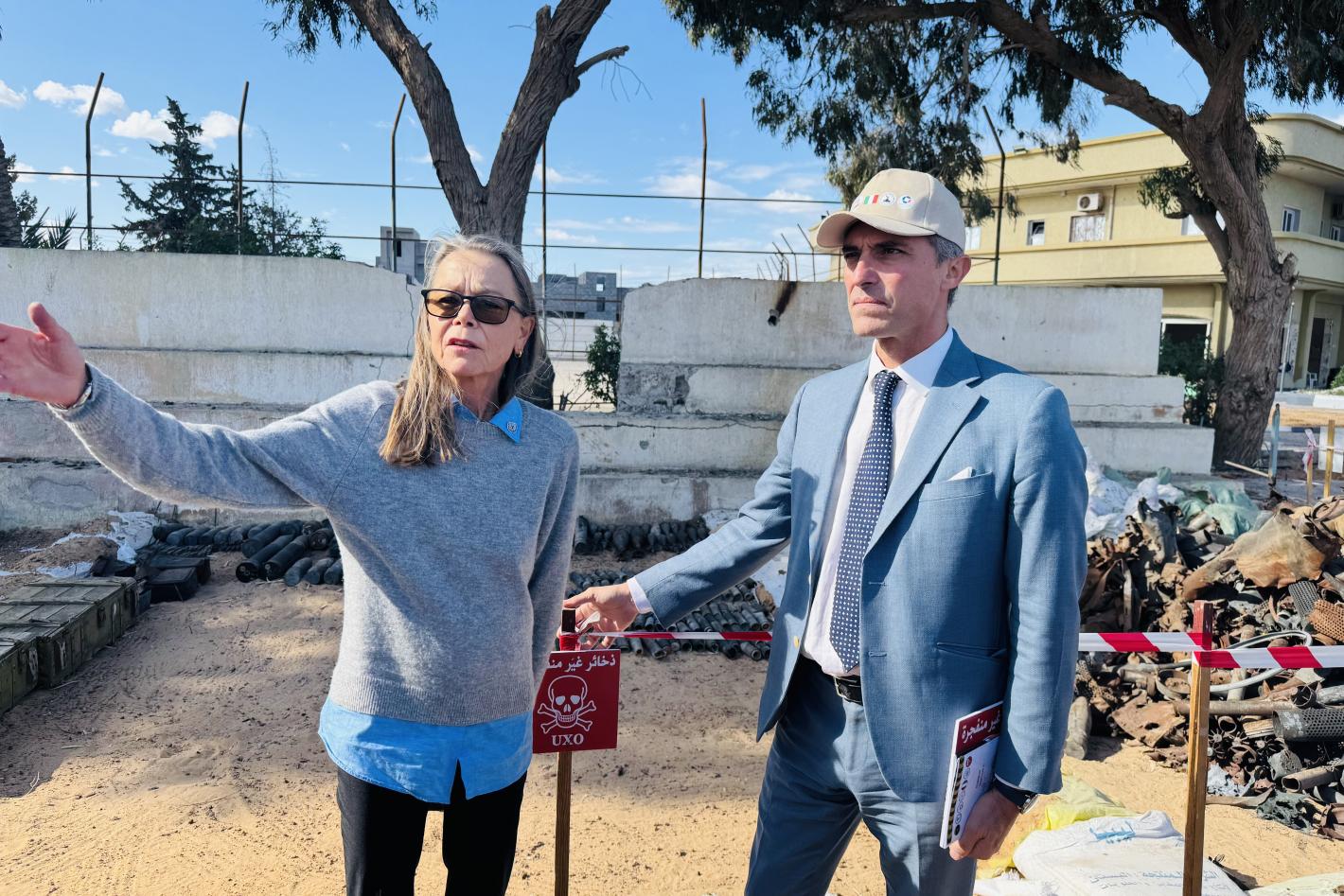 UN and Italy review progress on clearing Misratah blast site 