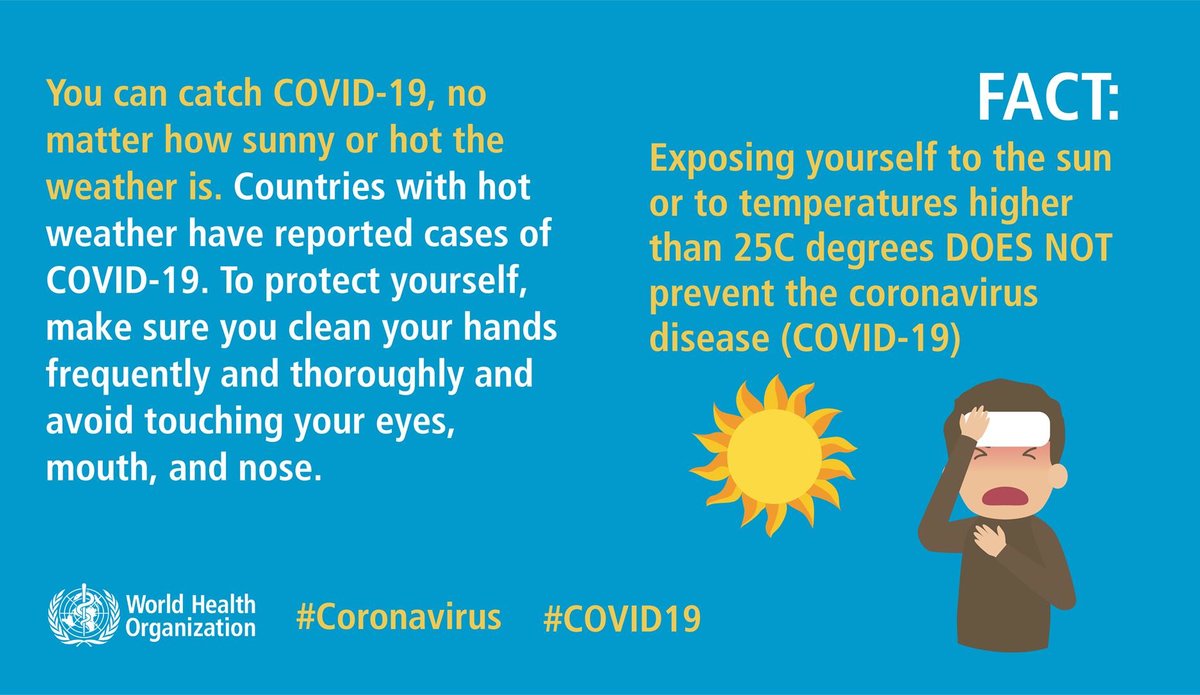 WHO Coronavirus disease (COVID-19) advice for the public: Myth busters