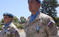 Troops' service recognised in Sector 4 medal parade.