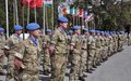 Sector Two troops receive medals in the service of peace
