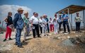 Diplomatic community visits buffer zone in the east part of the island
